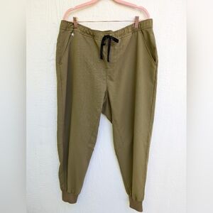 FIGS Technical Collection Olive Green Pants Joggers Women's XXL/S